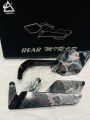Looking Glass. Motorcycle Rearview Mirrors Wind Wing Adjustable Rotating Side Mirror Winglet Compatible. 