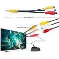 Video AV Component Adapter Cable Replacement for Samsung TV, 3 RCA to AV Input Adapter Cable for Samsung TV. 