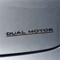 For Tesla Model 3 Y X S Dual Motor Emblem - 3D Dual Motor Badge Sticker Decor Performance Badge Parts Accessories. 