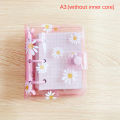 Mini 3 Hole Daisy Binder Note Planner Organizer Notebook Journal Diary Ring SEVICH.