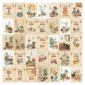 60 pieces of Chinese traditional culture cartoon stickers, early education decoration, luggage, car notebook material stickers wholesale. 