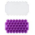 Silicone Ice Cube Tray 37-Cavity Premium Ice-Making Box with Durable Flexible Moulds.