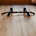 Wall Mounted Pull Up Chin Up Bar- Weight Capacity 200kg - Random Color Grip - Citizen Sports. 