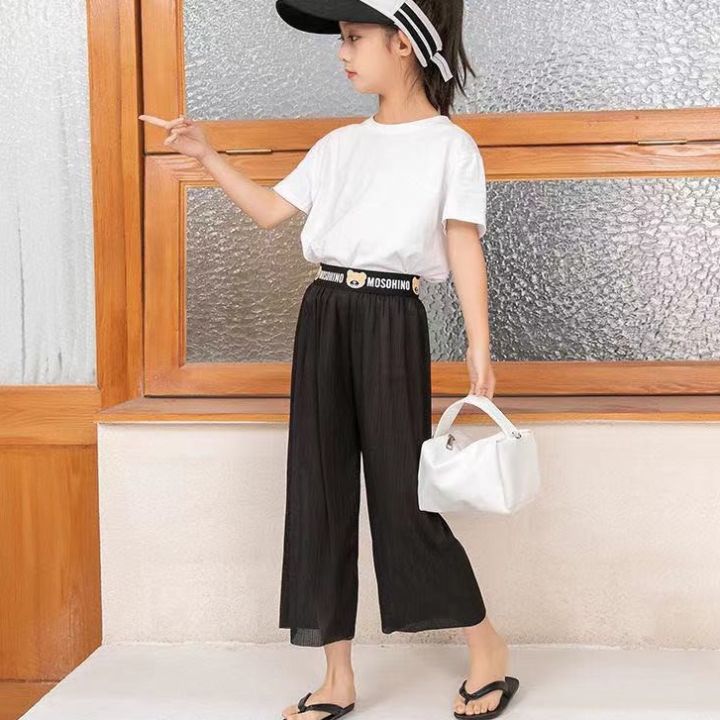 MIC 3-14T Baju Seluar Pendek Perempuan Baby Girls Short Pants Korean Daisy Dress Kids Budak Girl Dres Shorts Pant Skirt