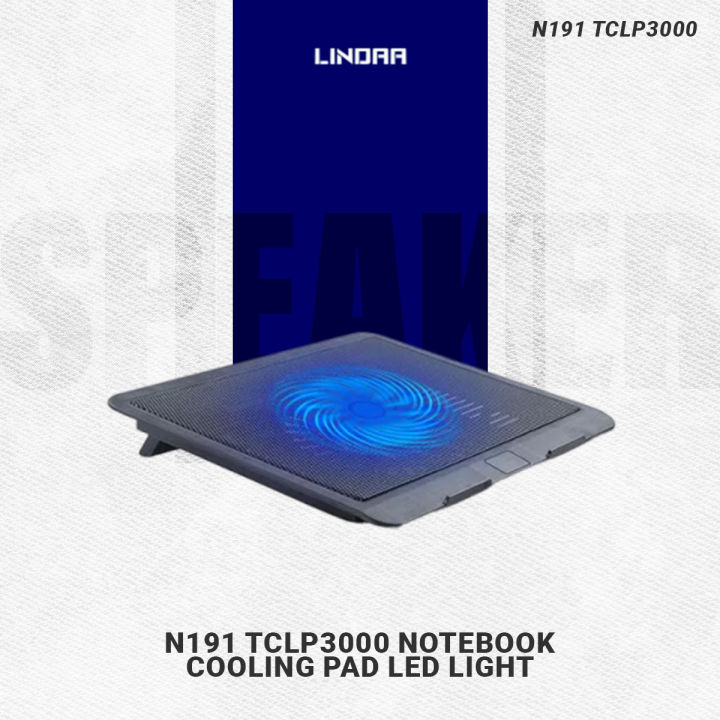 N191 Tclp3000 Notebook Cooling Pad Led Light Fan Usb Mini Laptop Cooler Stand Mount - Keep Your Laptop Cool With Led-Lit Cooling Pad