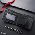 Avro Premium Men's High Quality Wallet For Men Soft PU Leather Money Bag For Man Short Wallet's Fashion Vintage Wallet's Casual Male Wallet Multi-Card Soft Purse Multi-function Moneybag For Man - Wallet For Men. 