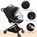 【NEW】 Zipper Type Fly Protection Accessories Children's Crib Summer Mesh Carriage Full Cover Mosquito Net Baby Stroller Trolley.