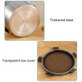 400ml/600ml/1100ml/2100ml Lunch Bowl Double Layer Smooth Surface Sealed Lid Anti-Rust Stainless Steel Classic Bowl for Office. 