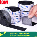 Self adhesive 1Meter/Pairs Velcro Tape Strong 25mm-30mm Hook and Loop Fastener Tape velcros adhesive with Glue.