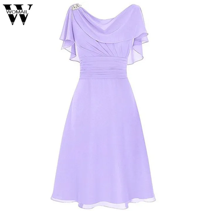 Womail%20dresses%20Women%20Formal%20Wedding%20Bridesmaid%20High-waist%20Party%20Ball%20Prom%20Gown%20One-shoulder%20chiffon%20Dress%20June6%20-%20Image%208