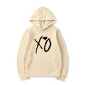 The Weeknd Solid Color Printed Hoodies XO Fashion Letter Print Hooded Sweatshirt Men Women Harajuku  Hop Pullover Hoodie Tops. 
