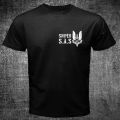 New British United Kingdom SAS special forces sniper team T-shirt double side newest men funny T-shirt custom tee.