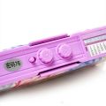 Mechanical Deformation Combination Lock Stationery Box Girl Cute Pencil Case School Student Pencil Box Cartoon Plastic Pen Case.
