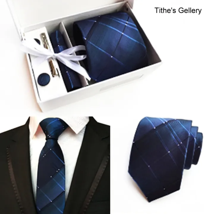 ExCLUsIvE%20Tie%20with%20Cuff-link%20&%20Pocket%20Square%20%7B%20Imported%20%7D%20-%20Image%202
