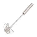 Stainless Steel Hand Egg Beater - Silver. 