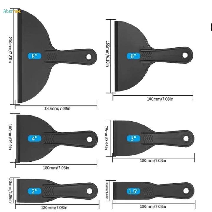 Putty Comfortable Grip Flexible Paint Scraper Tool for Patching Wallpaper Auto 2inch