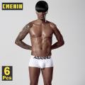 CMENIN Soft Cotton Men Underwear Boxer Trunks Quick Dry Mens Boxershorts Underpants Boxers Letter AD125.