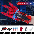 Spiderman Web Dart Blaster Toys Set - (Launcher, Glove, 3 Pieces Rubber Shooter Toy for Kids). 