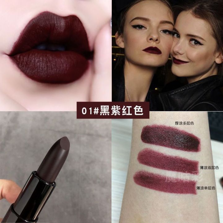 Halloween%20Vampire%20Matte%20Matte%20Lipstick%20Gothic%20European%20and%20American%20Dark%20Black%20Jujube%20Red%20Aunt%20Red%20Dark%20Cherry%20-%20Image%204