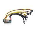 450W 24Pin 12V DC Input Peak 450W Output Realan Mini ITX Pico PSU DC ATX PC Switch DC-DC ATX Power Supply for Computer. 