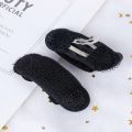 【beauty code store】2PCS Black Coffee Princess Hair Breathable Bangs Mat Hair Clips Tool Set Bump It Up Hair Inserts Invisible Hair.