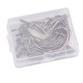Fishing J Hooks, Long Shank Fishing Hooks Stainless Steel for Freshwater.