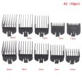 8/10Pcs 1.5-25mm Universal Hair Clipper Limit Comb Guide Limit Comb Trimmer Guards Attachment Professional Hairdressing Tools.