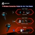 V1 Gaming Earbuds, 15ms Low Latency with 2.4Ghz Dongle, 3D Stereo Sound, Wireless 5.3, IPX4 Wireless Earbuds with Noise Cancelling Mic for PC, PS5, PS4, Switch, VR. 