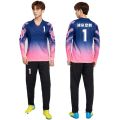 New Tracksuits Kids Men Soccer Goalkeeper Jerseys Sponge Protector Set Children Football Goalkeeper Outdoor Goal Keeper Uniforms.