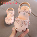 【2025 NEW】 Kids Sandals Girls Flowers Fashion Shoes Children Soft Bottom Flat Toddler Shoes Princess Shoes.