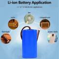 Doublepow 10,8,6,5,4,2,1pcs 18650 3800mAh 3.7V Li-ion Battery with Protection Board Wire Plug. 