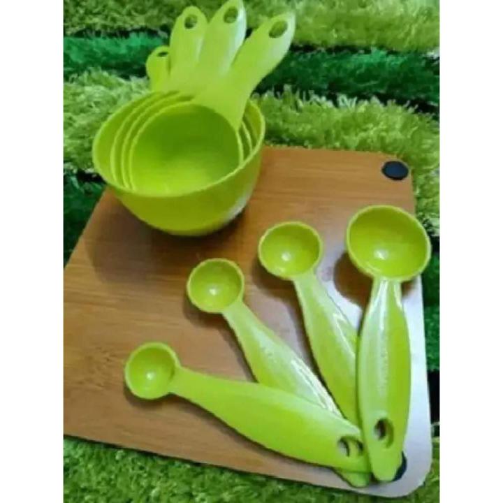 8 Piece Measuring Spoon and Cup Set HP Fashion Shop Massurement cup Cup For Quantity Count Cup For Home Use Cup for quantity Major ment cup
