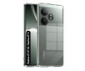 Crystar Clear Back Case Cover for 𝐑𝐞𝐚𝐥𝐦𝐞 𝐆𝐓 𝟔𝐓 𝟓𝐆 / 𝐑𝐞𝐚𝐥𝐦𝐞 𝐆𝐓 𝟔 | Transparent Back Cover | Raised Bumps for Camera & Screen Protection for Realme GT 6T 5G / Realme GT 6 Back Cover. 