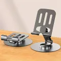 (High Quality) Multifunctional Desktop Full Metal Bracket Holder Universal for all Smartphone - Mobile Stand. 