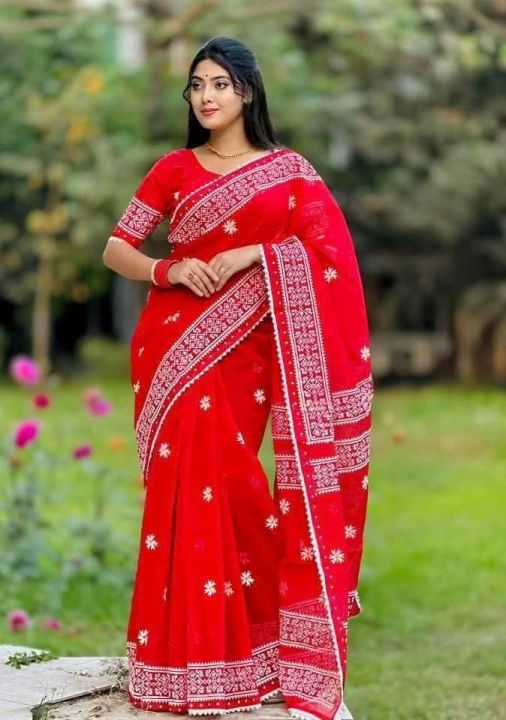 Exclusive Designer Skin Print Half Silk Saree. saree  with Unstitched Blouse  pcs