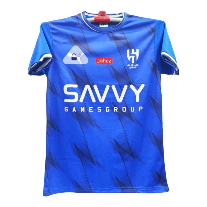 Al Hilal Fc Short Sleeve New Season Home Jersey Premium Quality