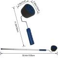 Migeet 8pcs Wall Painting Tools Set Paint Roller Runner Brush Handle Flocked Edger.