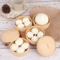 1Set Simulation Steamed Buns Squeeze Toys Slow Rising Stress Relief Squishy Toys Antistress Ball Dumpling Model.