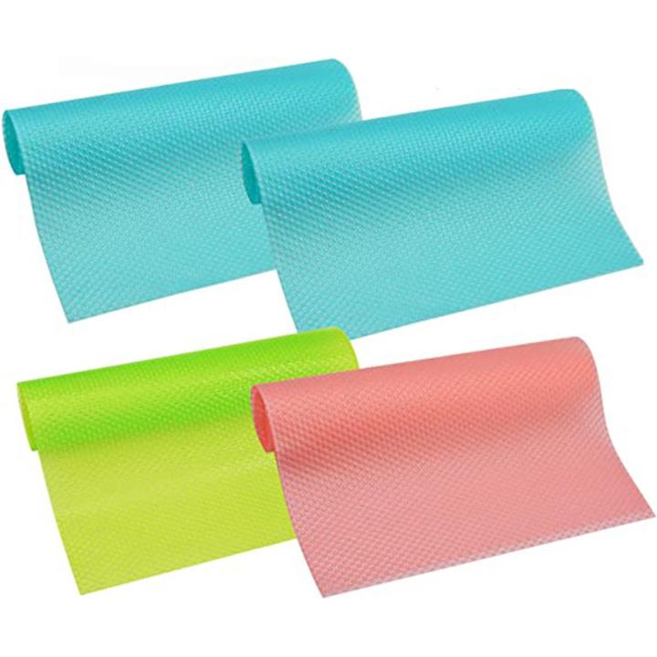 Refrigerator Drawer Mats / Fridge Mats Pack Of 4 Pcs