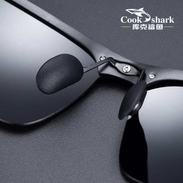 Cook%20Shark%202020%20new%20aluminum%20magnesium%20sunglasses%20men's%20sunglasses%20HD%20polarized%20driving%20driver%20glasses%20tide%20-%20Image%204