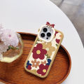 Jizetin for Samsung A13 4G Back Cover Bright Flower Bunch Square Camera Hole Shockproof Protection Soft Silicone Phone Case. 
