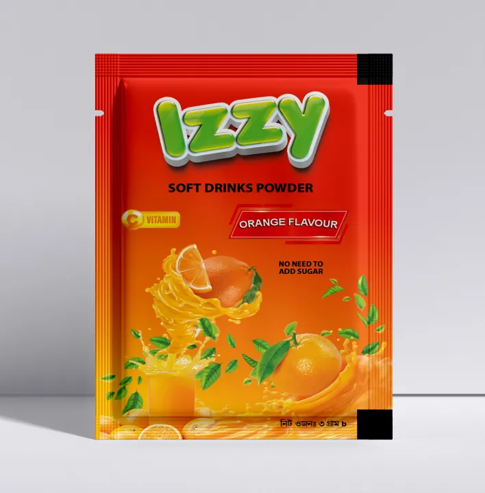 Izzy Soft Drinks Powder 3gm mini pack 100 pcs combo | Daraz.com.bd