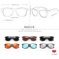 BARCUR Trending TR90 Polarized Sunglasses Women Square eyewear Men Sun glasses Vintage Unisex Goggle Male UV400 Oculos de sol. 