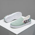 Men Casual Shoes Canvas Slip on Skate Fashion Sneakers Vintage Non Slip Walking Flats Male Loafers Vas BunnyGarden. 