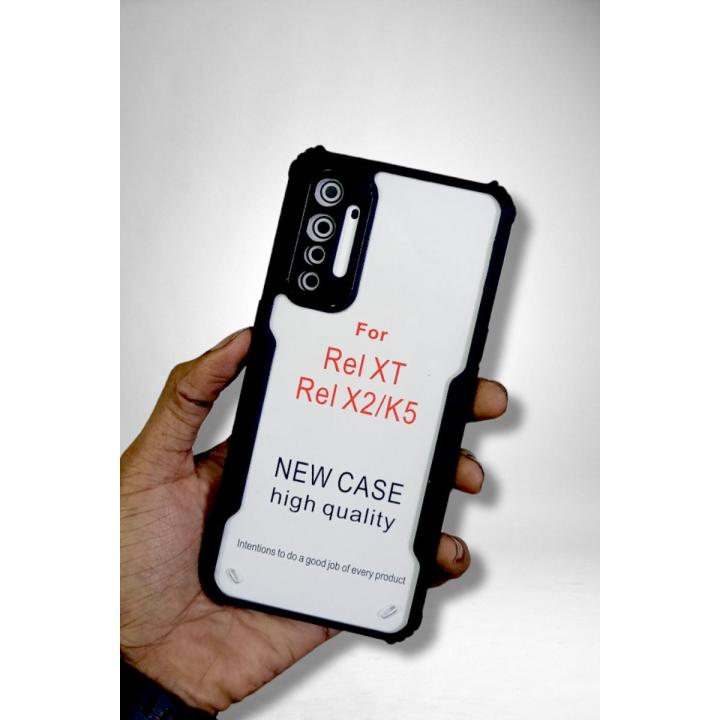 For Realme X2 Realme XT Oppo K5 Back Cover Edge-Reinforced