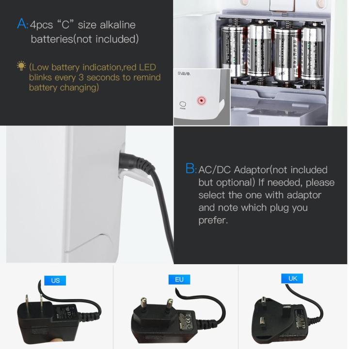 SVAVO%201000mL%20Automatic%20Soap%20Dispenser%20Infrared%20Motion%20Sensor%20Wall%20Mounted%20Touchless%20Soap%20Dispenser%20Dish%20Liquid%20Lotion%20Gel%20Shampoo%20Chamber%20Auto%20Hand%20Soap%20Dispenser%20-%20Image%207