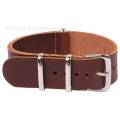 NATO style Men leather watch bands handmade wrist watch strap 22mm-Intl. 
