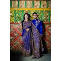 new couple set punjabi and shari half silk couple set punjabi and shar.
