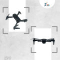 E99 Drone 4K HD Dual Camera Optical Flow Auto Hovering Folding Drone RC Quadcopter Double Battery Easy to Use and Maintain.