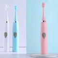 Electric Toothbrush for Adults Soft DuPont Bristle Portable Battery Endurance IPX6 Waterproof Intelligent Effective Oral Care. 